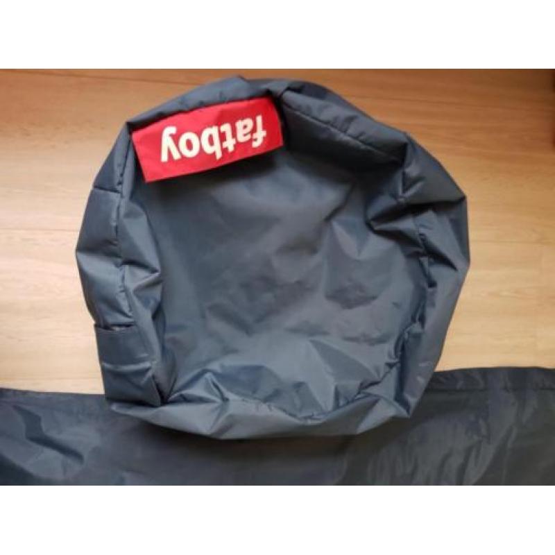 Fatboy zitzak donkerblauw + kleine zitzak