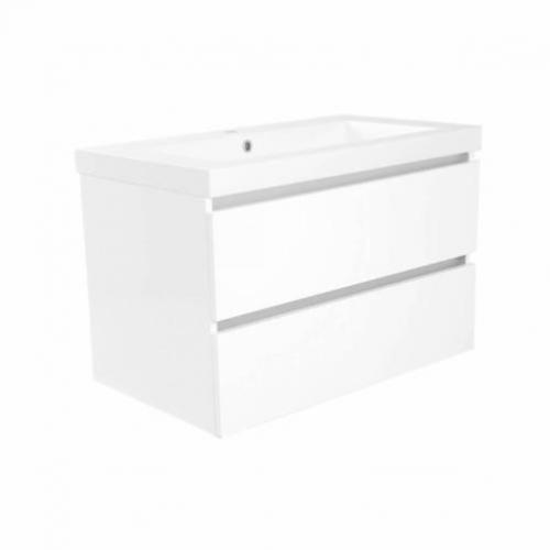 Badmeubelset Livorno 90X48X50 Cm Hoogglans Wit