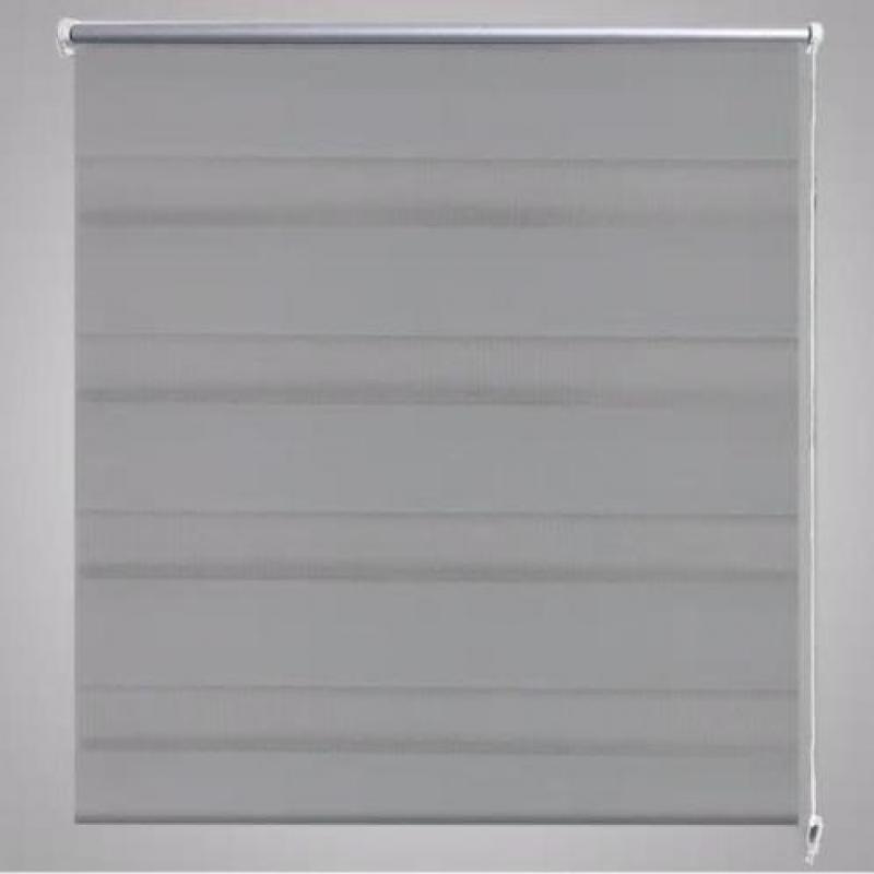 vidaXL Duo rolgordijn 100 x 175 cm grijs