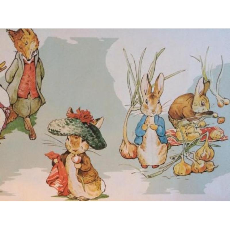 Beatrix Potter behangrand, 3 delen