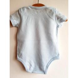 Nieuwe lichtblauwe Ralph Lauren romper maat 50-56