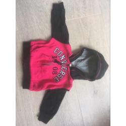 Trainingspak, romper, slab en mutsje Converse 0-3 maanden