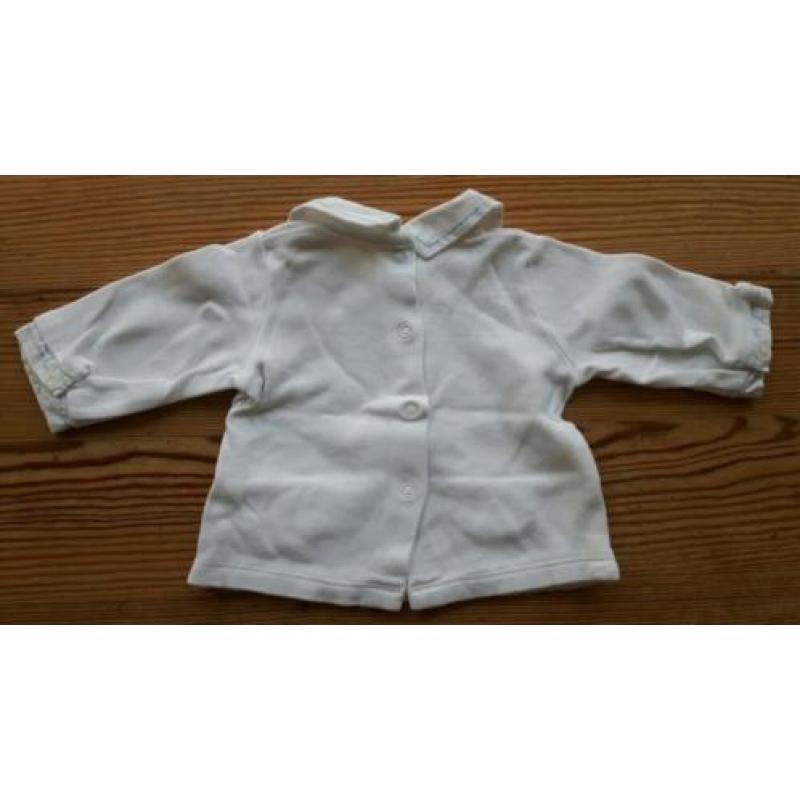 Zachtblauw baby pakje (broek & trui), Mayoral mt 50
