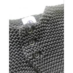 Klassiek vestje Petit Bateau donkerblauw 54 cm 0-3 maanden