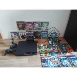 Goed werkende playstation 3 met 1 controller met 9 spellen.