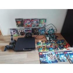 Goed werkende playstation 3 met 1 controller met 9 spellen.