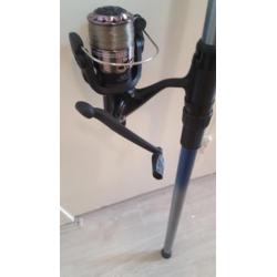 nieuw TRABUCCO SEA BASS telescoop hengel3,50m 80/120g+molen
