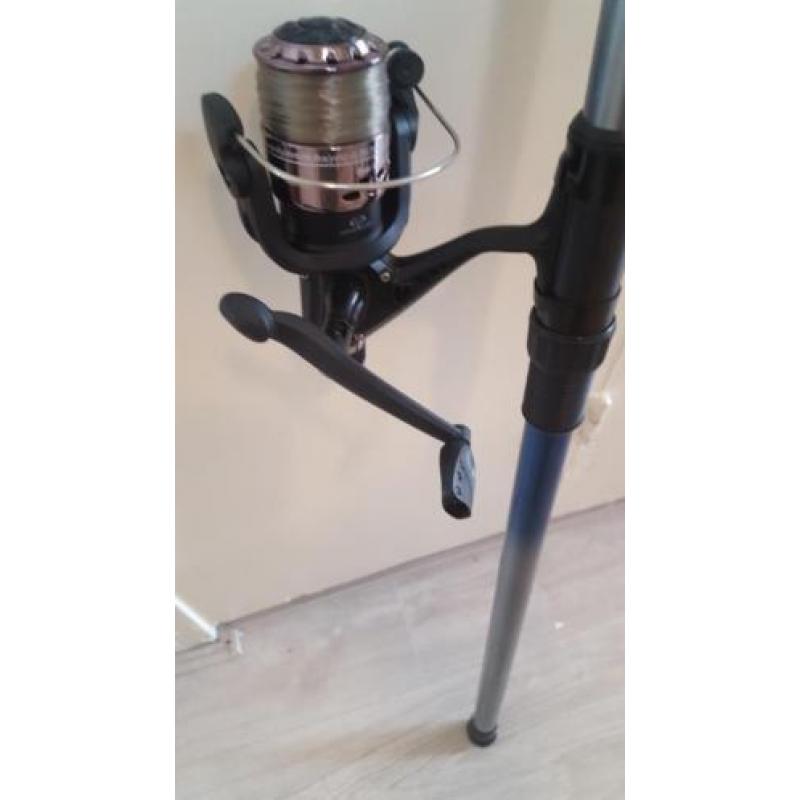 nieuw TRABUCCO SEA BASS telescoop hengel3,50m 80/120g+molen