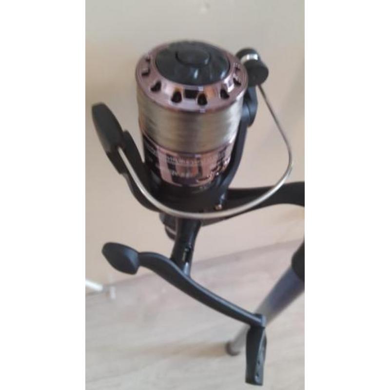 nieuw TRABUCCO SEA BASS telescoop hengel3,50m 80/120g+molen