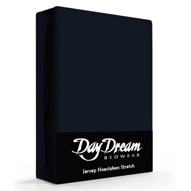 Day Dream Jersey Hoeslaken navy-190 x 220 cm
